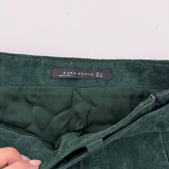 Zara suede belted mini skirt s - size small - Picture 6 of 6